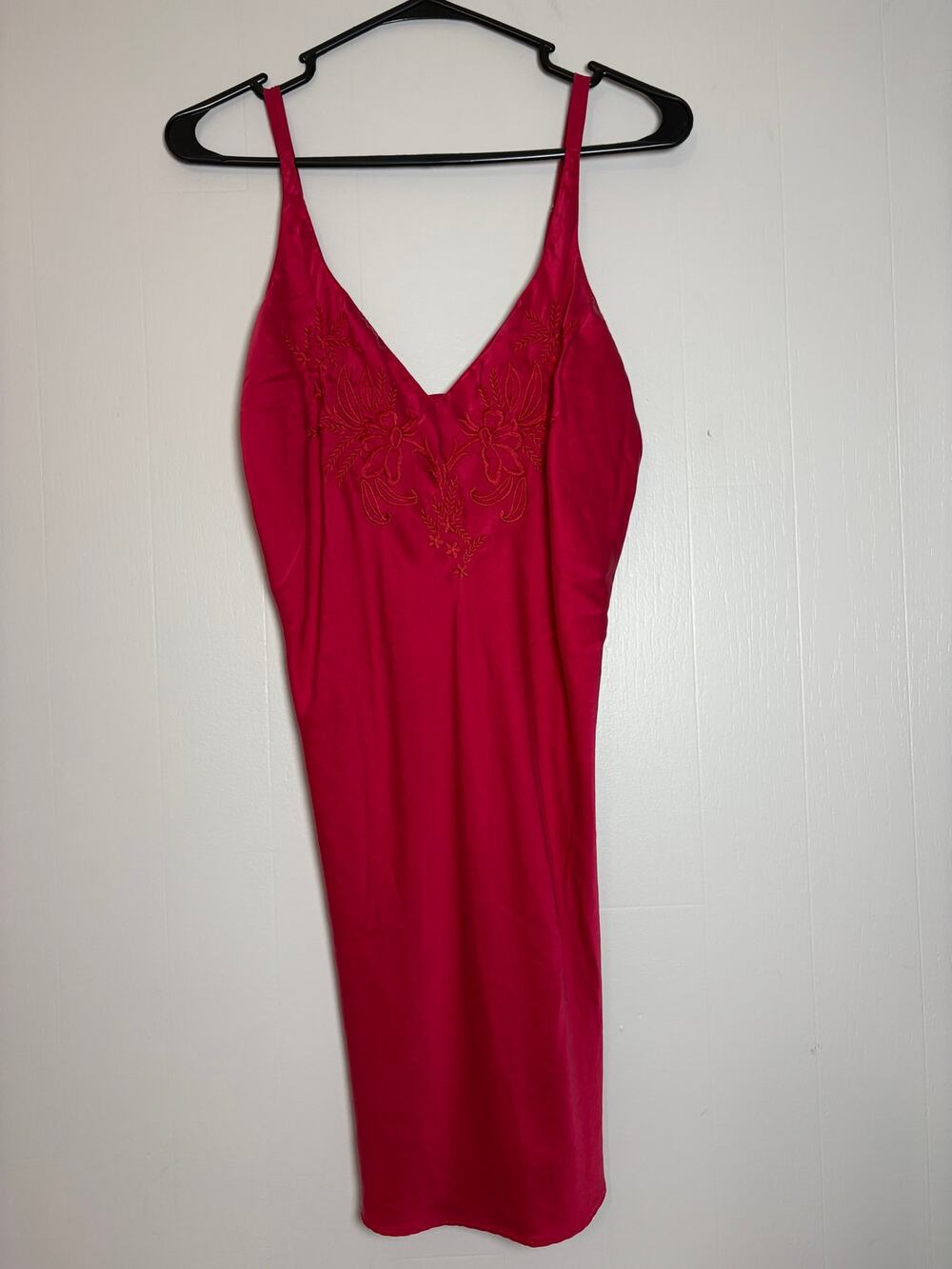 Vintage Victoria's Secret Chemise Gold Label Medium Silk Slip Lingerie Nightgown